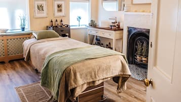 Deep-tissue massages, prenatal massages, facials, 2 treatment rooms