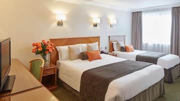 Standard Triple Room, Multiple Beds | In-room safe, desk, laptop workspace, iron/ironing board