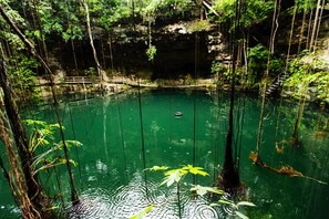 Outdoor rock climbing