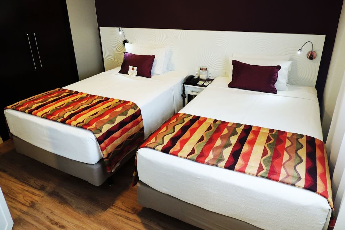 Minibar, in-room safe, desk, blackout curtains