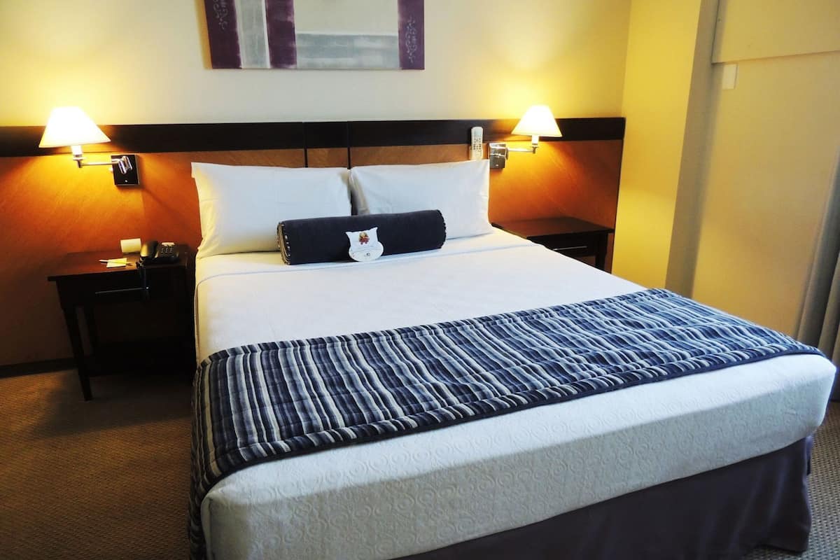 Minibar, in-room safe, desk, blackout curtains