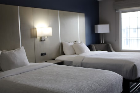 Blackout drapes, iron/ironing board, free WiFi, bed sheets