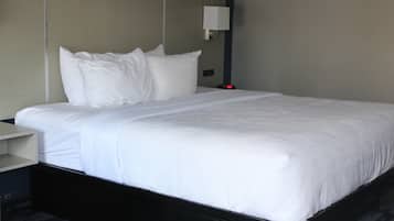 Blackout drapes, iron/ironing board, free WiFi, bed sheets