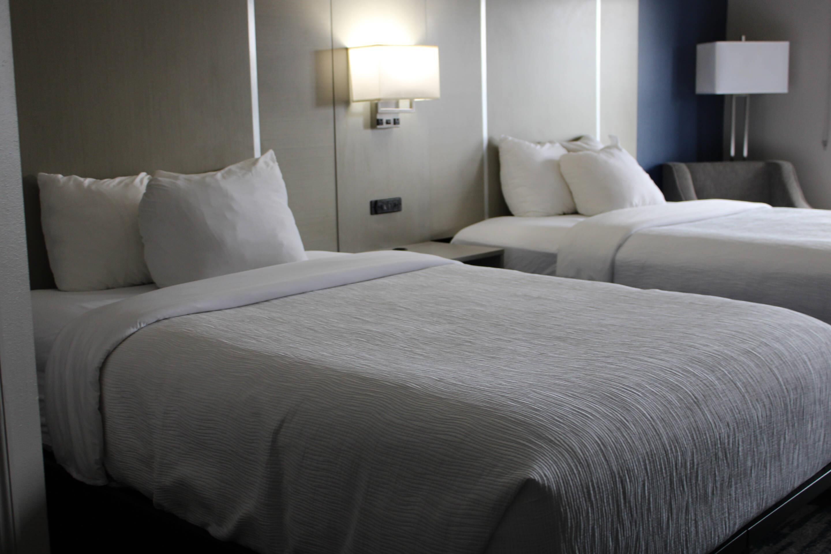 Blackout drapes, iron/ironing board, free WiFi, bed sheets