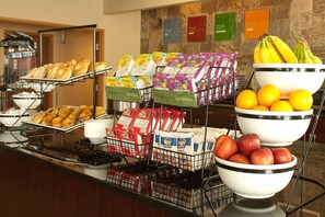 Free daily buffet breakfast