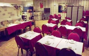Daily buffet breakfast (EUR 8 per person)