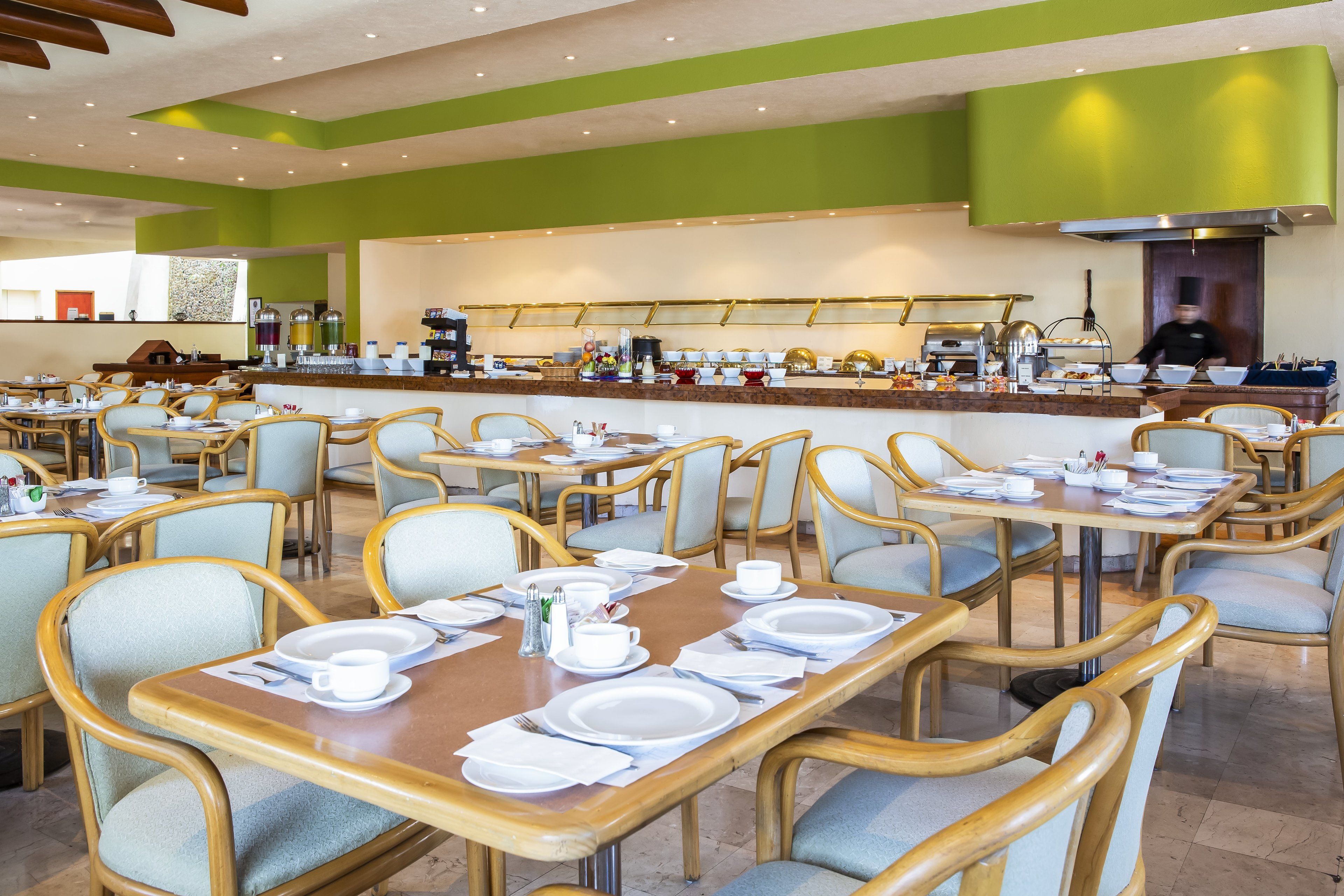 daily buffet breakfast (mxn 250 per person)