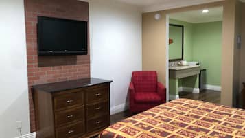 Pillowtop-bedden, een bureau, gratis wifi