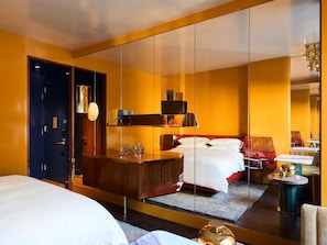 Deluxe Room, 1 King Bed, Corner | 1 bedroom, premium bedding, in-room safe, blackout drapes