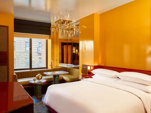 Room, 1 King Bed, Corner | Premium bedding, in-room safe, blackout drapes, iron/ironing board - The Manner, The Unbound Collection by Hyatt (New York)