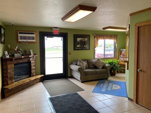 Lobby sitting area