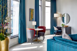 Premium bedding, down duvets, pillow-top beds, minibar