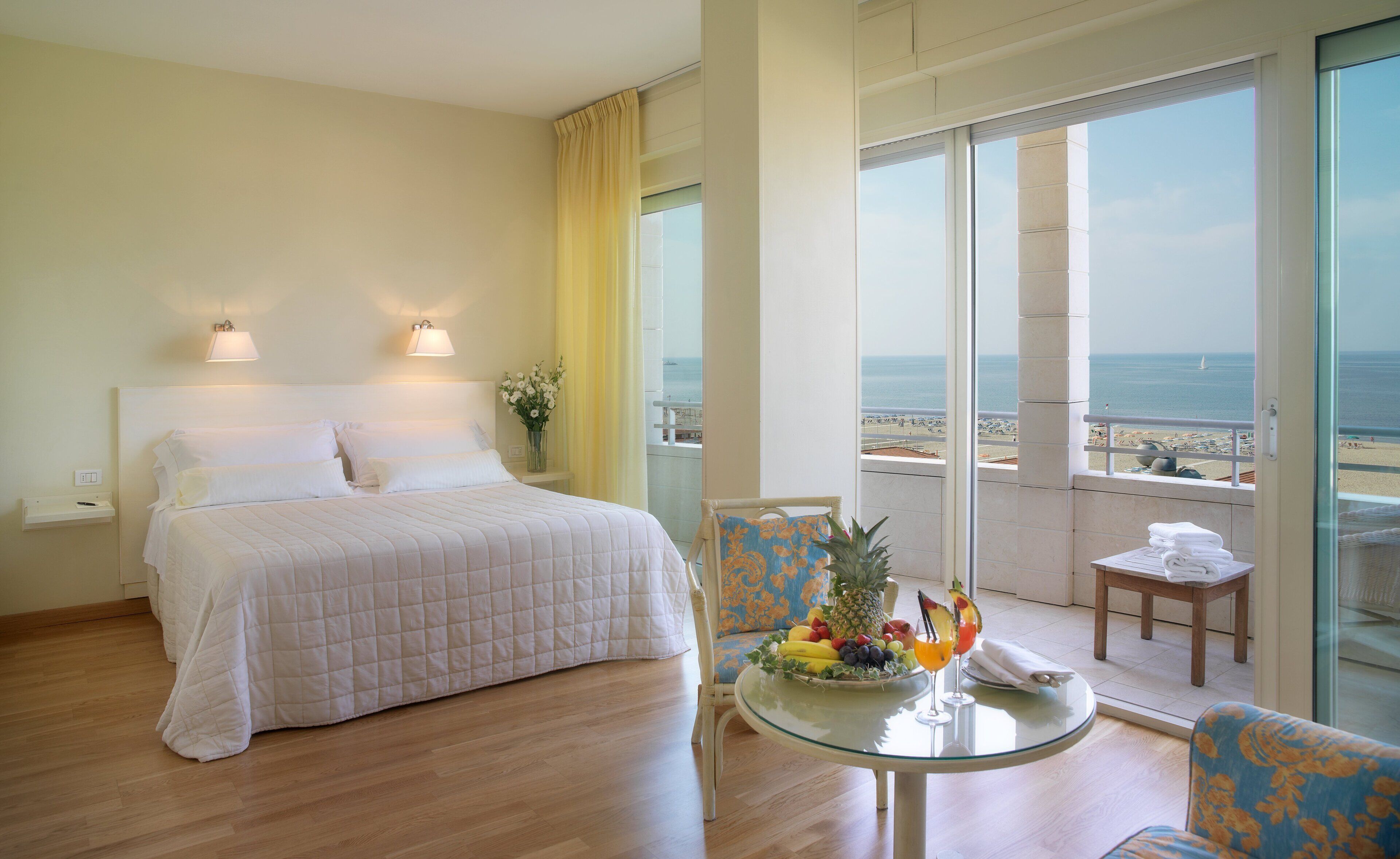 deluxe room, sea view | 1 bedroom, frette italian sheets, premium bedding, down duvets