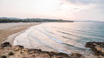 Vlak bij het strand