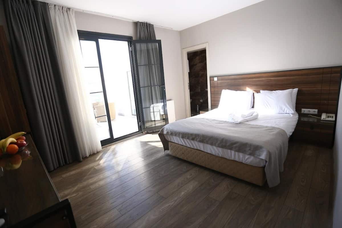 Ropa de cama de alta calidad y minibar