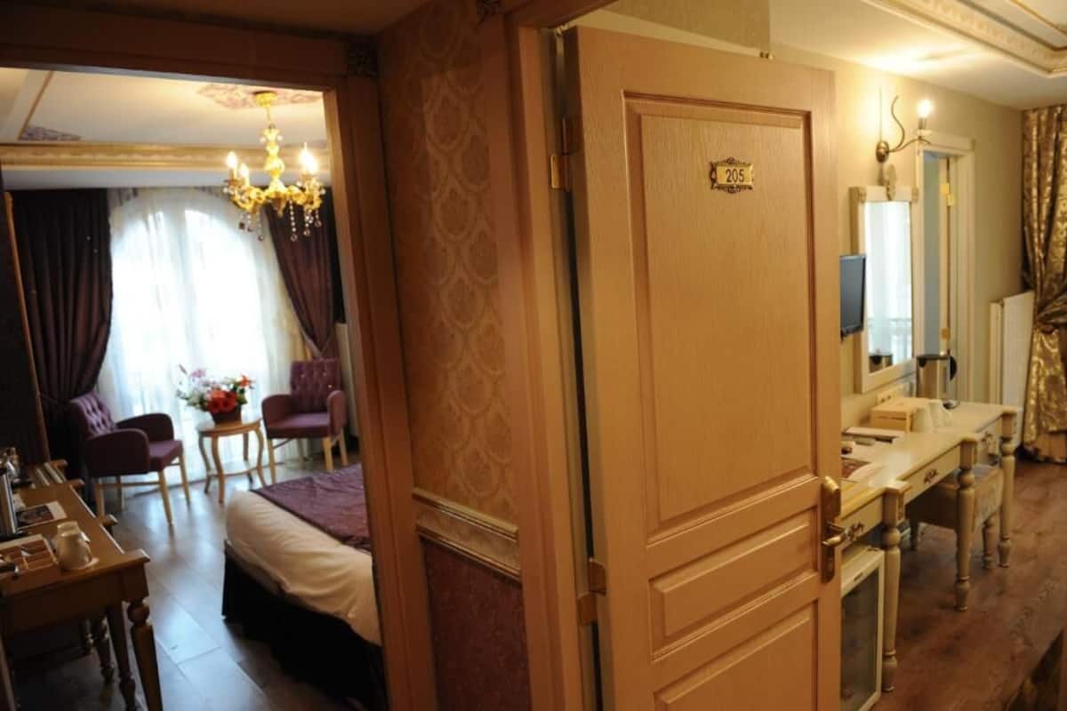 Ropa de cama de alta calidad y minibar