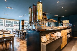 Daily buffet breakfast (EUR 13 per person)