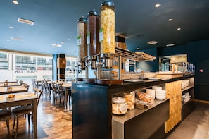 Daily buffet breakfast (EUR 13 per person)