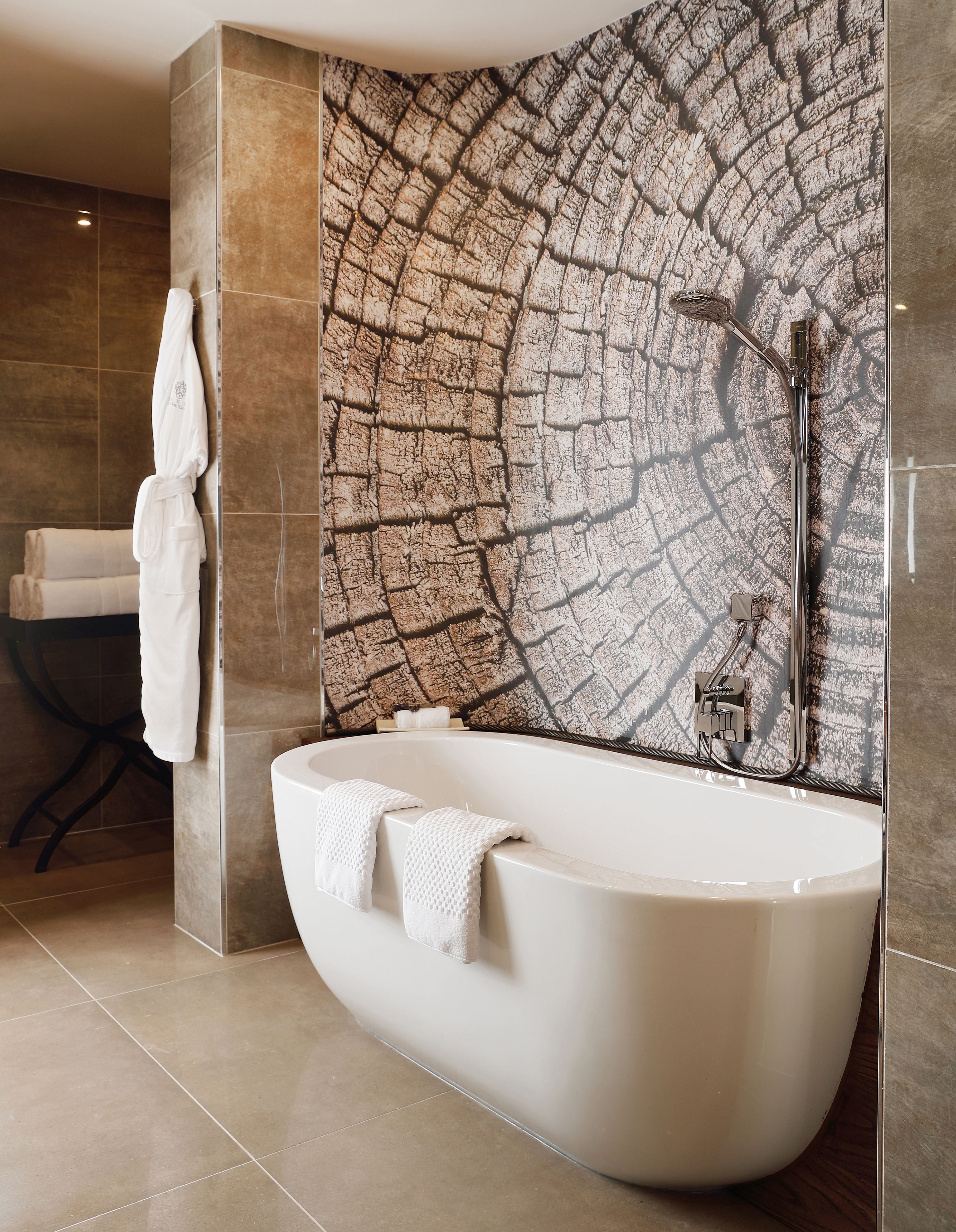 suite (nelson mandela platinum suite) | bathroom | separate bathtub and shower, deep-soaking bathtub, rainfall showerhead