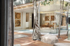 Behandlungsräume für Paare, Sauna, Whirlpool, Dampfbad