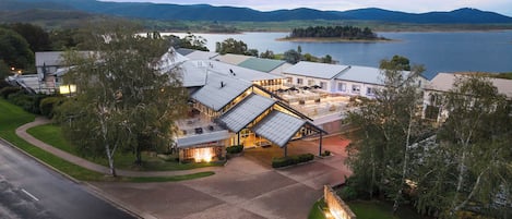 Majoituspaikan julkisivu