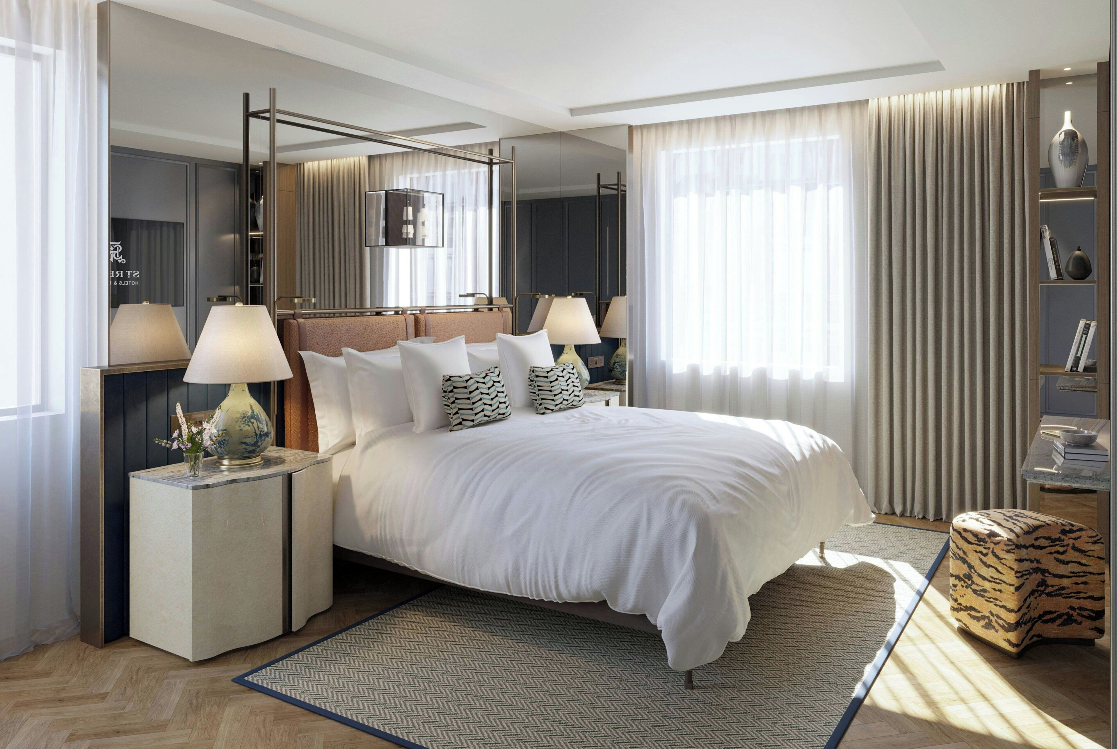 Suite, 1 Bedroom, Courtyard View | Premium bedding, minibar, in-room safe, desk