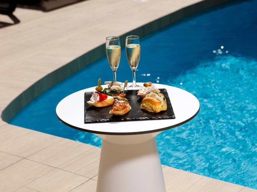 Alberca al aire libre por temporada