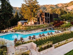 2 outdoor pools, pool umbrellas, sun loungers