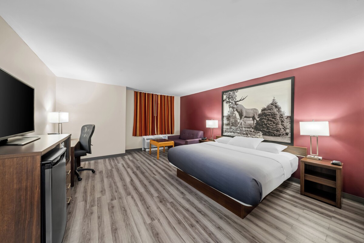 Chambre, 1 très grand lit, accessible aux personnes à mobilité réduite (Mobility Accessible)