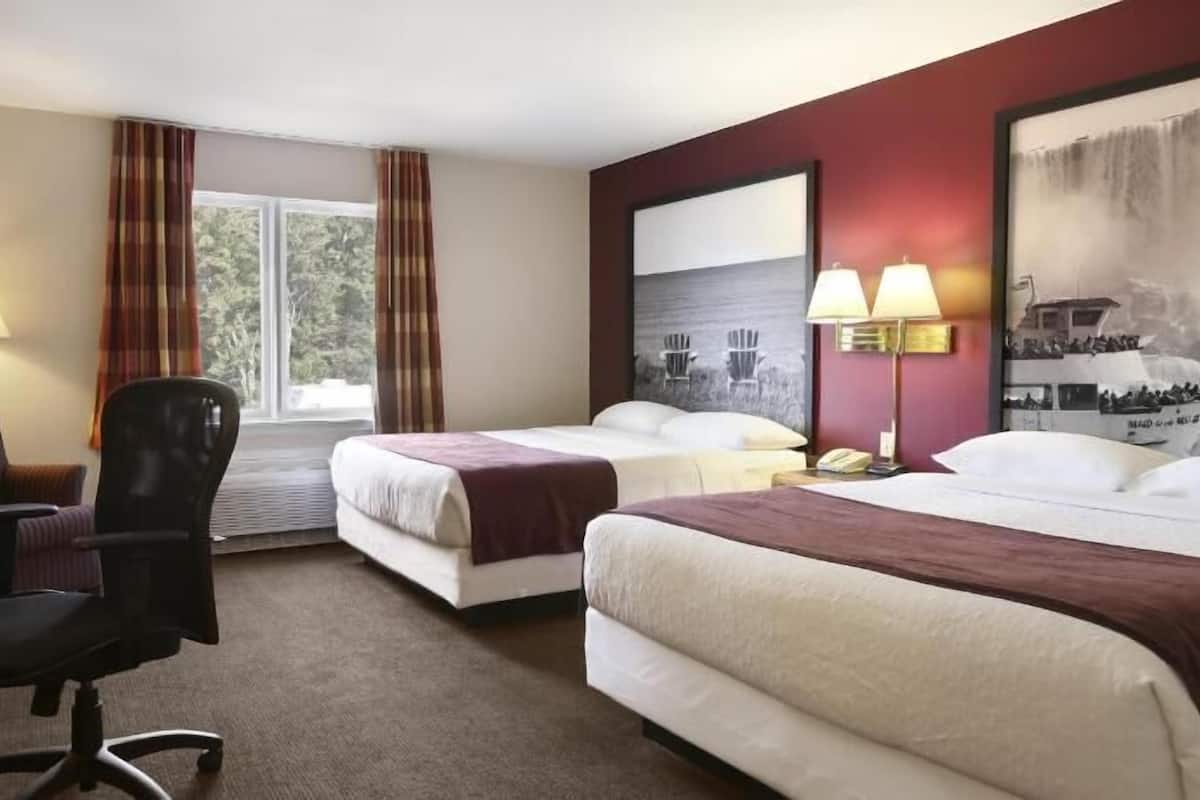 Blackout drapes, soundproofing, iron/ironing board