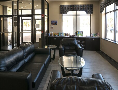 Sala de estar en el lobby