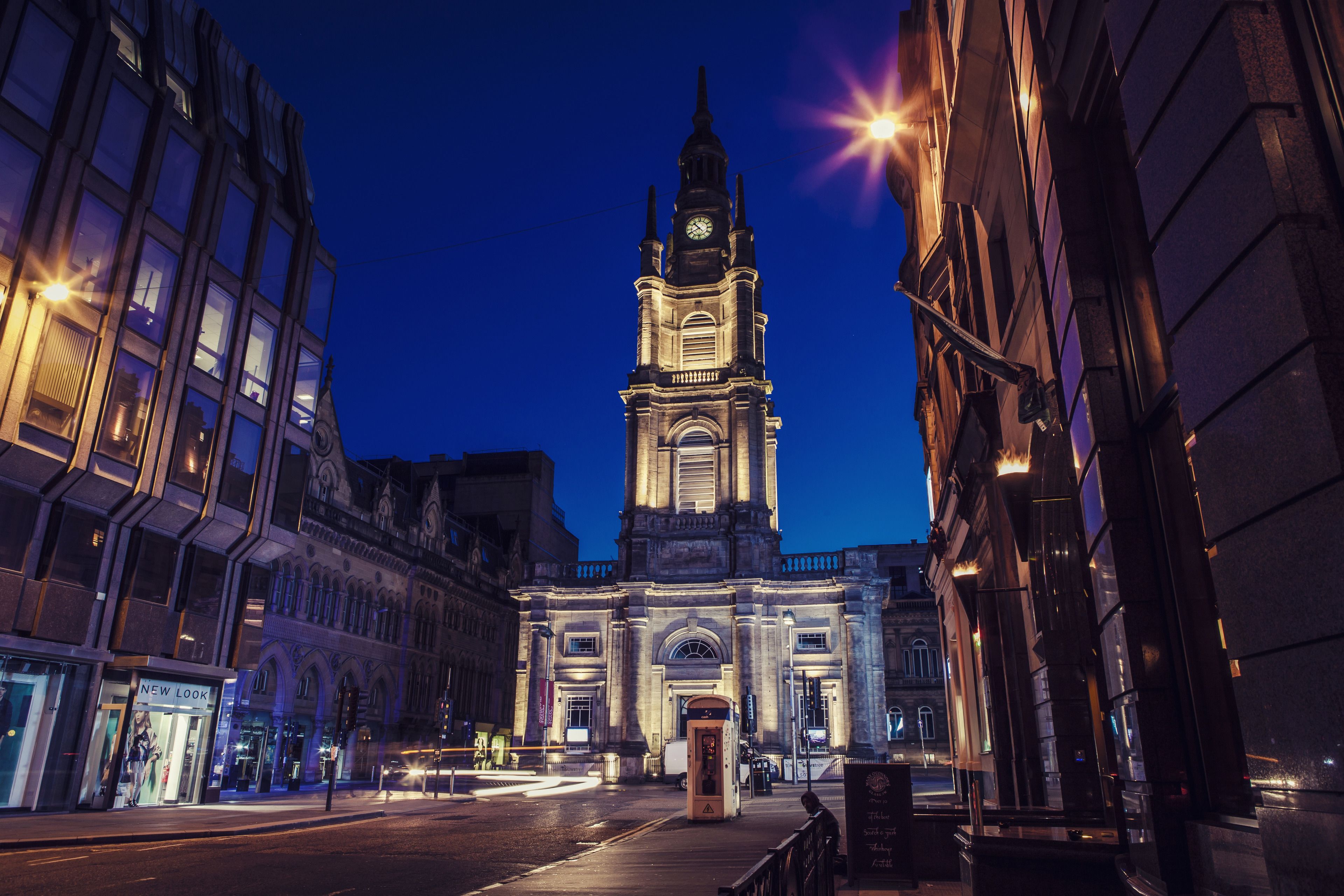 front of property – evening/night