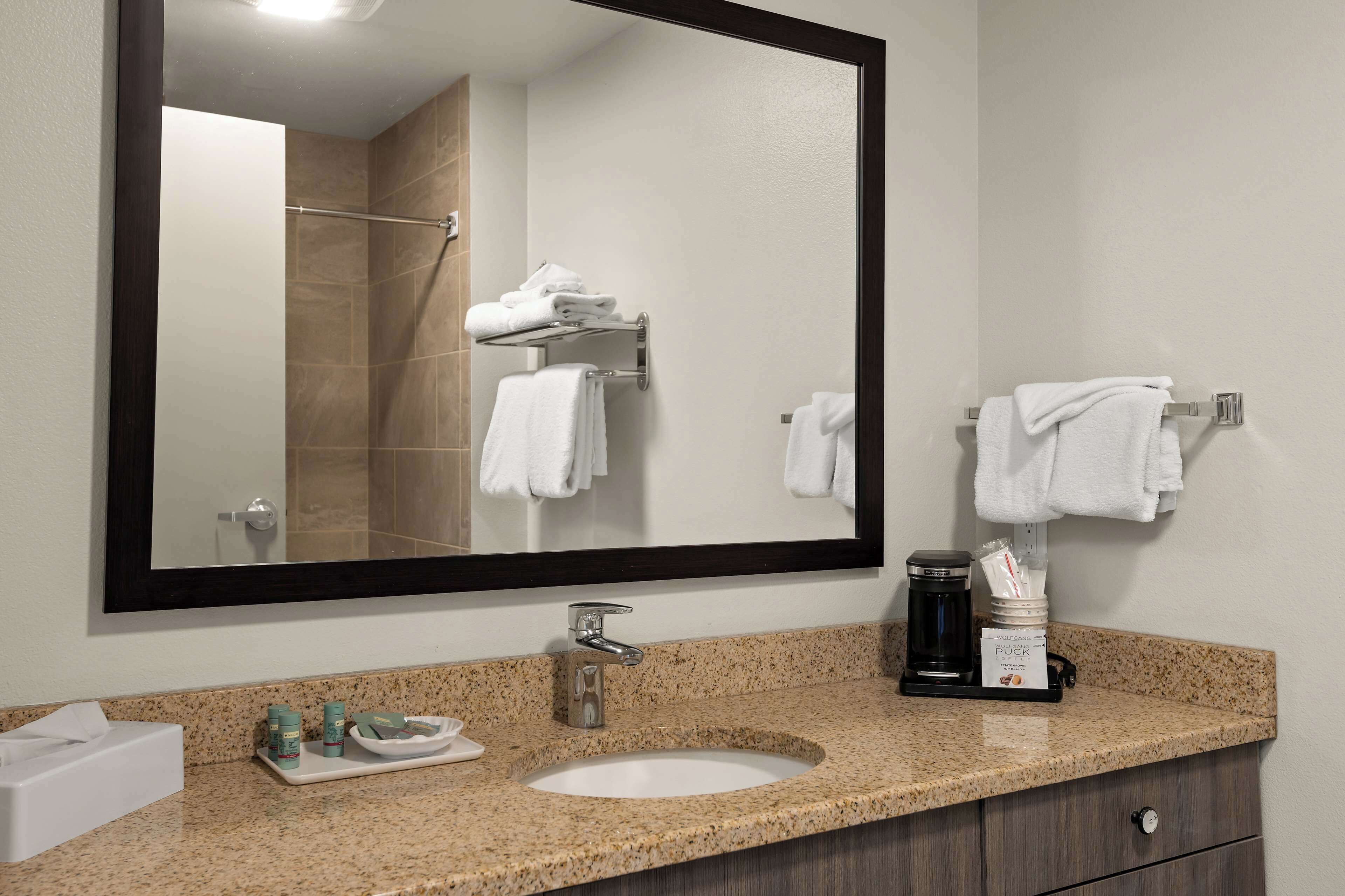 free toiletries, hair dryer, towels, soap