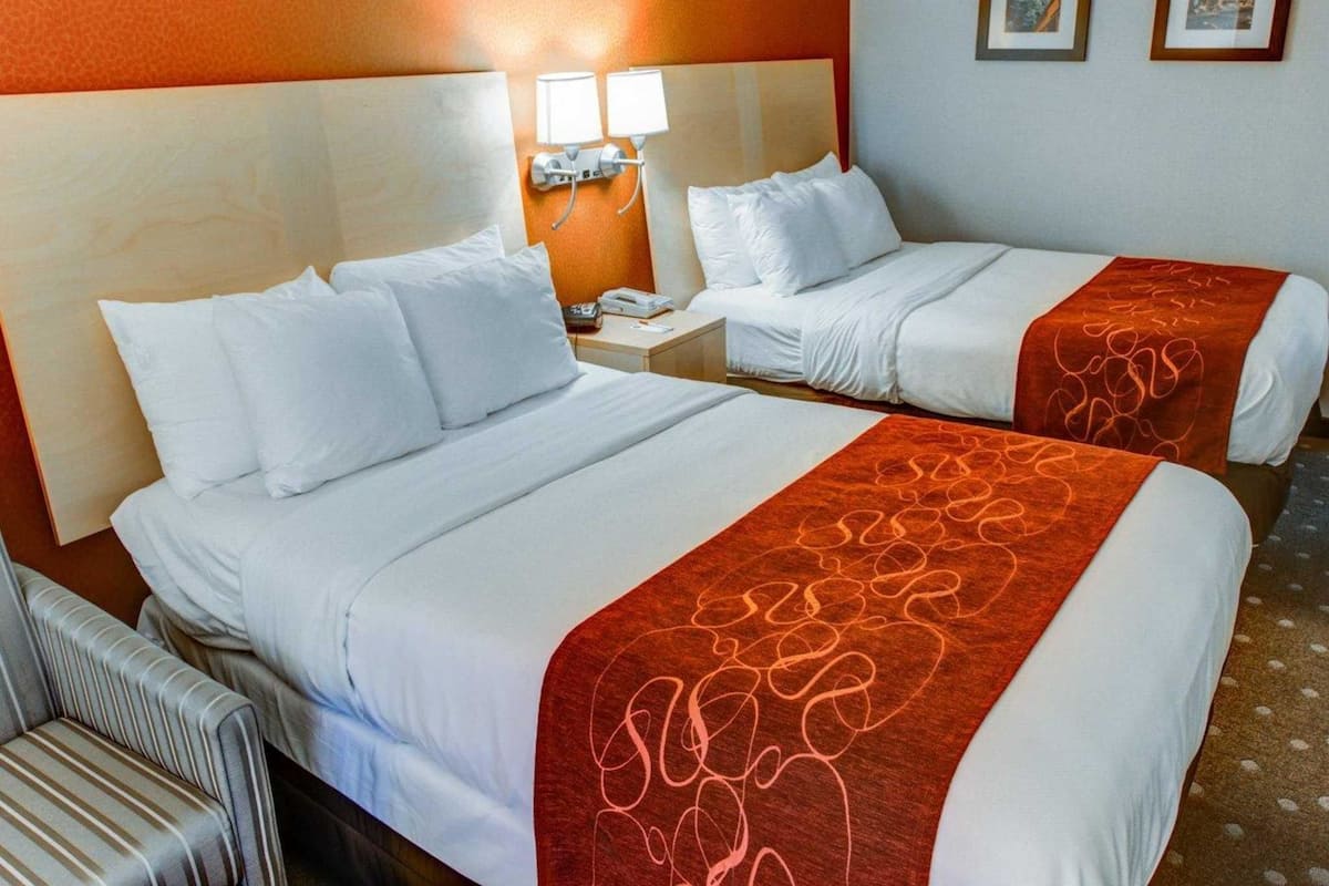In-room safe, desk, blackout curtains, iron/ironing board