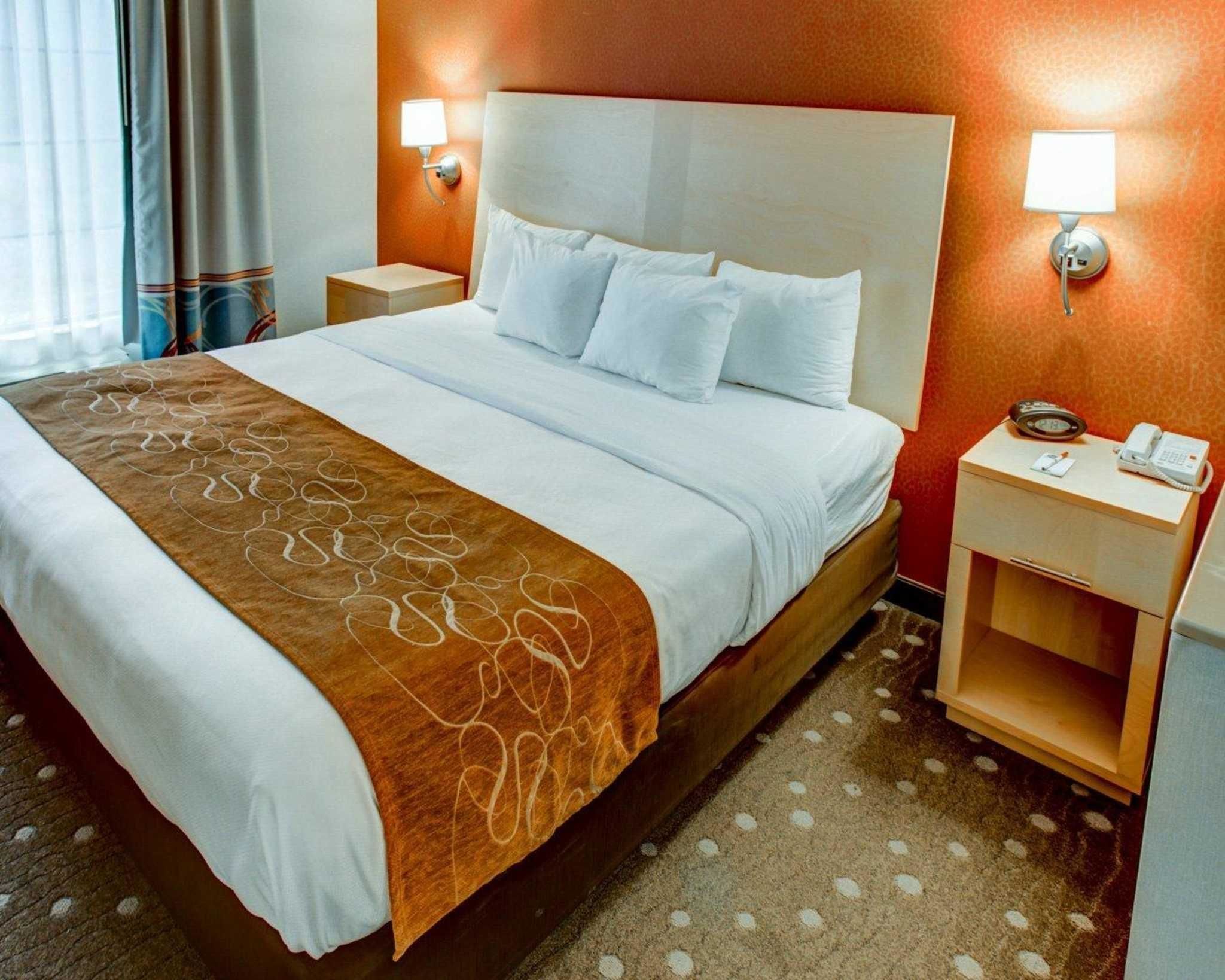suite, 1 king bed, non smoking | in-room safe, desk, blackout curtains, iron/ironing board