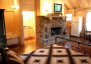 1 Bedroom Timber Frame Cabin | Private kitchen | Coffee/tea maker