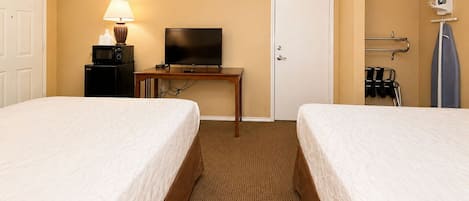 Room, 2 Queen Beds, Accessible, Non Smoking | Individually furnished, desk, laptop workspace, blackout drapes