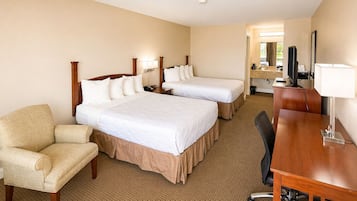 Room, 2 Queen Beds, Accessible, Non Smoking | Individually furnished, desk, laptop workspace, blackout drapes