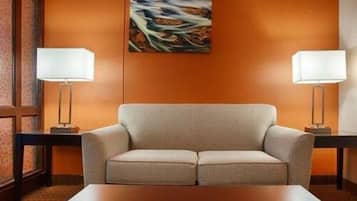Desk, laptop workspace, iron/ironing board, rollaway beds