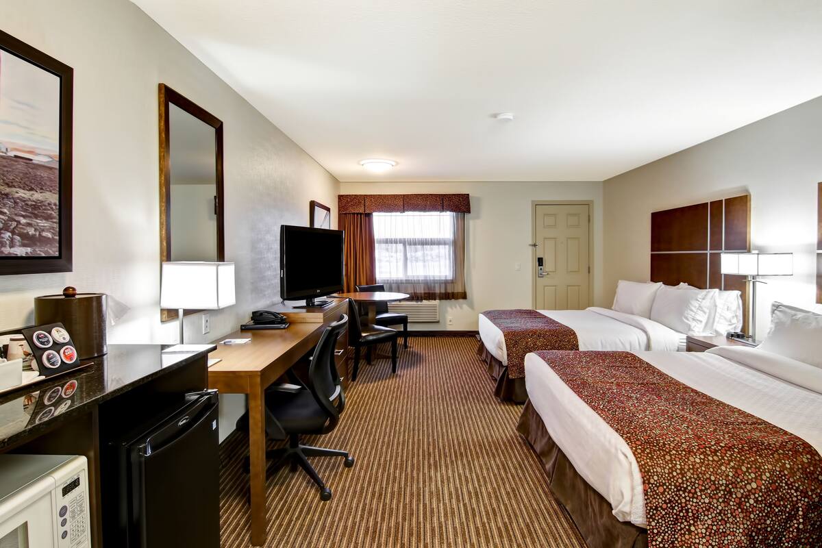 hypo-allergenic bedding, in-room safe, desk, iron/ironing board