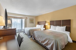 Standard Room, 2 Queen Beds, Non Smoking | Premium bedding, in-room safe, desk, laptop workspace