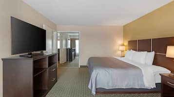 Premium bedding, in-room safe, desk, laptop workspace