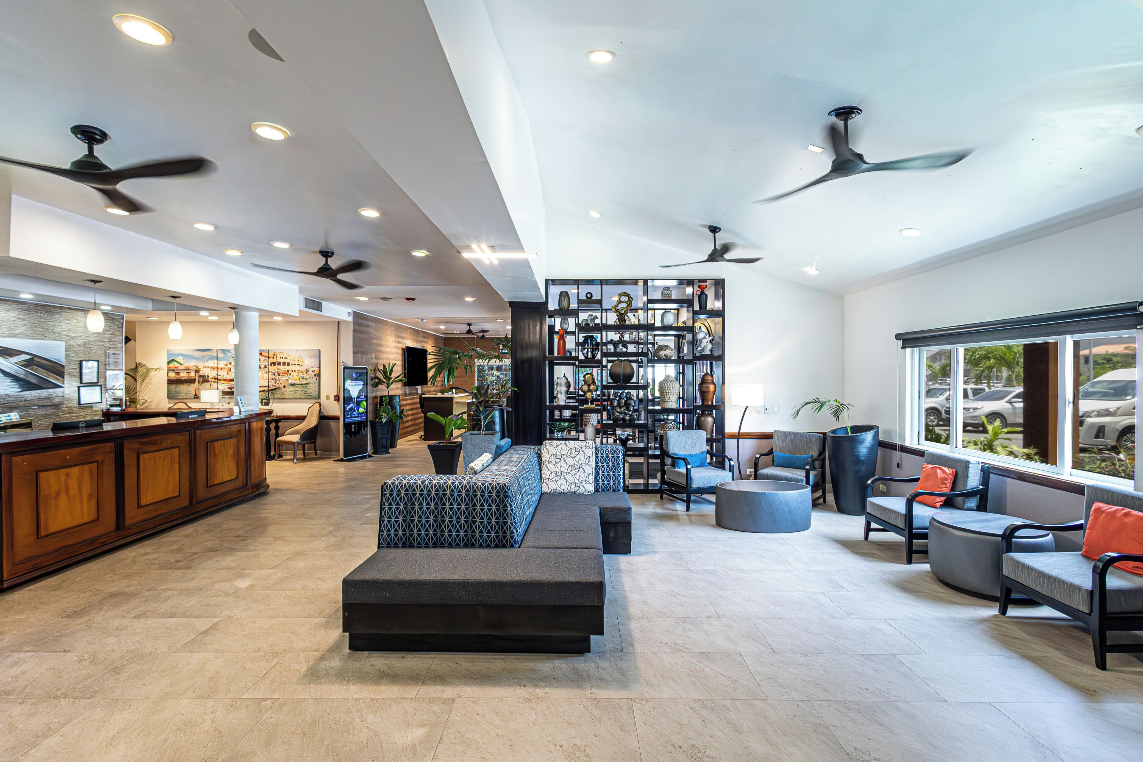 Lobby sitting area