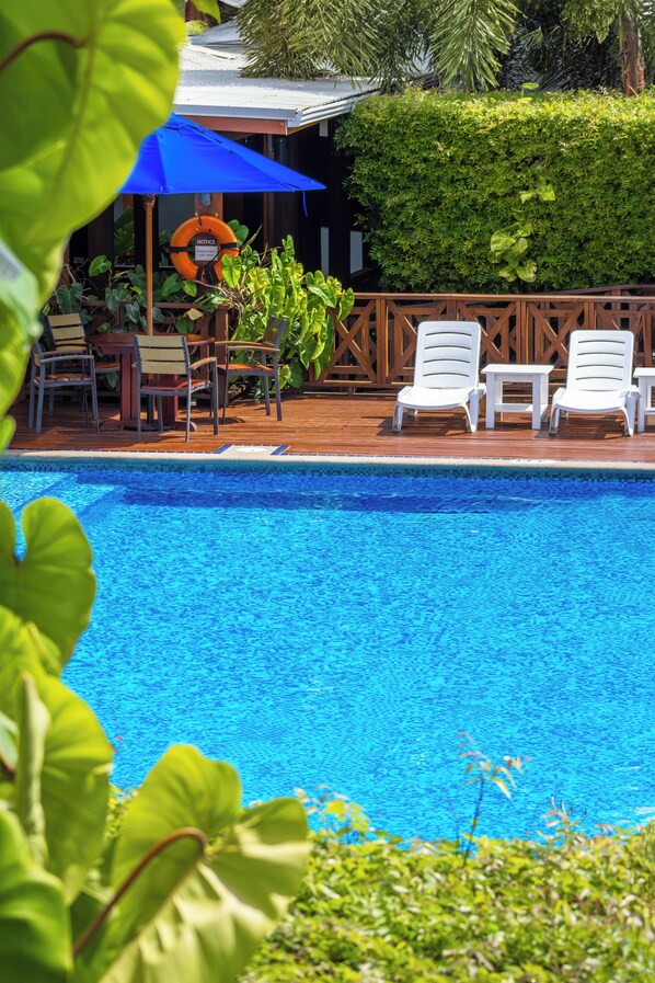 Standard Room, 2 Queen Beds, Non Smoking | Balcony view