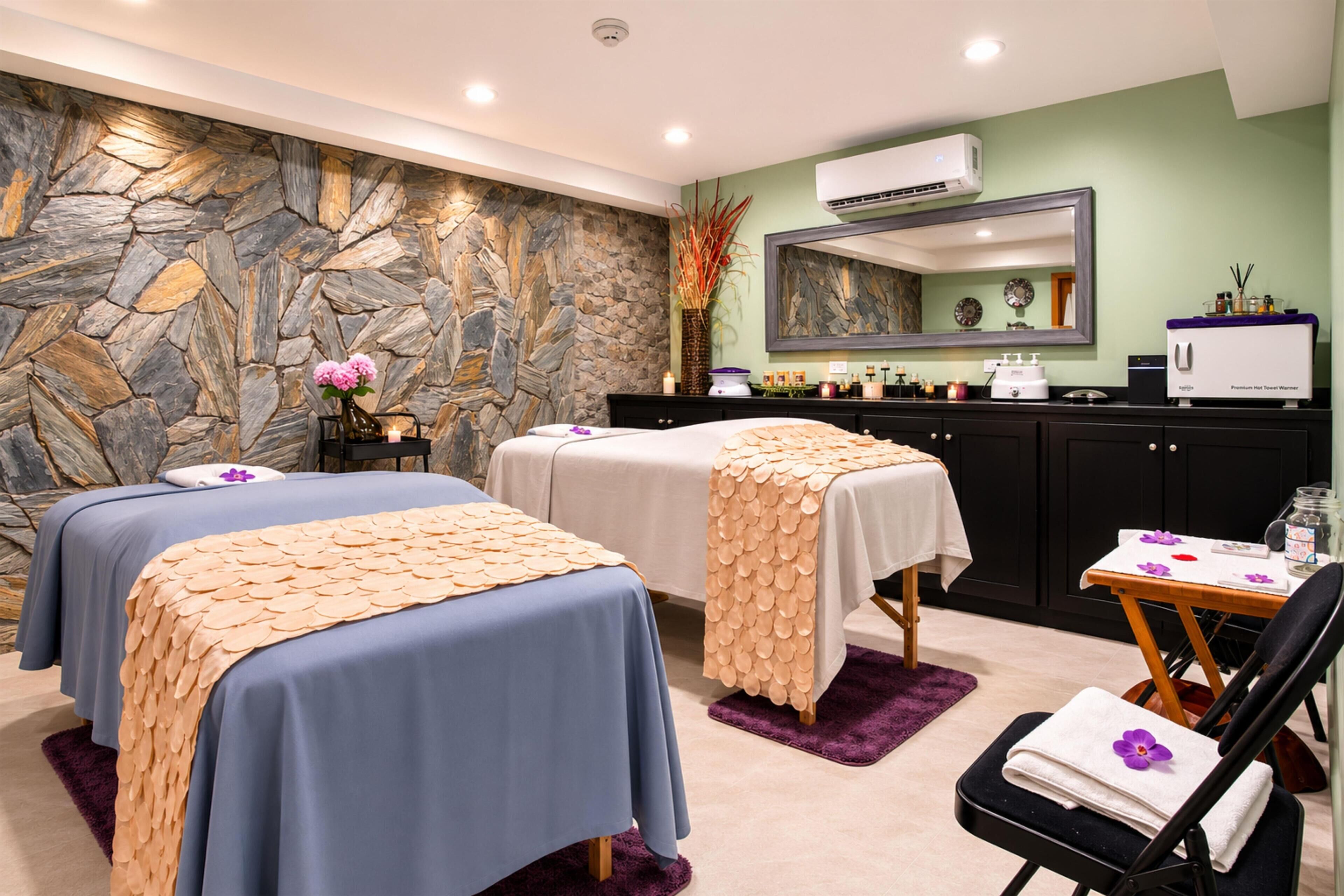 Tratamientos corporales, aromaterapia y masajes con piedras calientes 