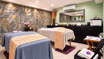 Tratamientos corporales, aromaterapia y masajes con piedras calientes