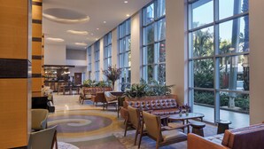 Sitteområde i lobbyen