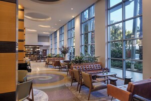 Sala de estar en el lobby