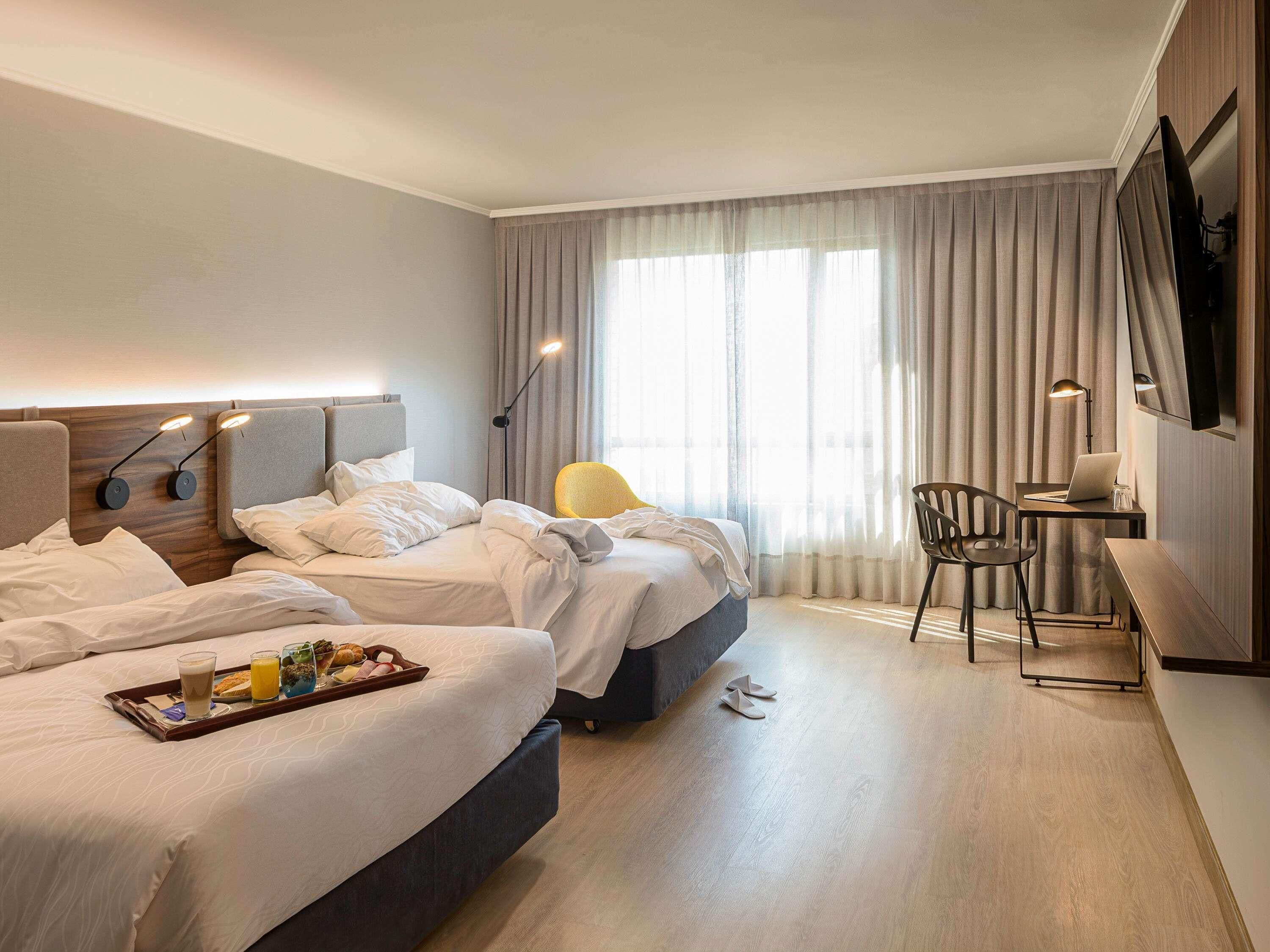 standard room, 2 queen beds | minibar, desk, laptop workspace, soundproofing