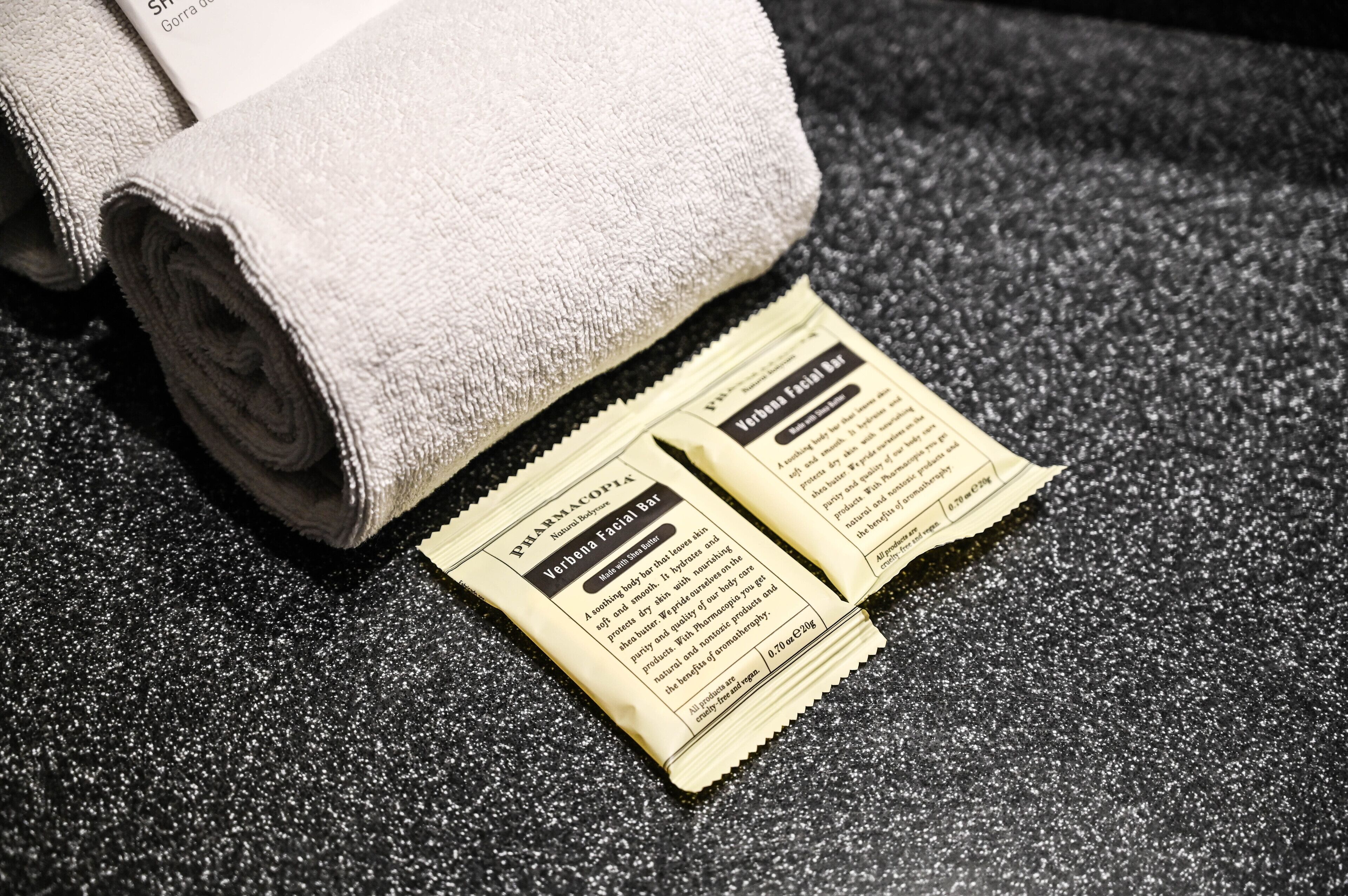 shower, rainfall showerhead, eco-friendly toiletries, hair dryer